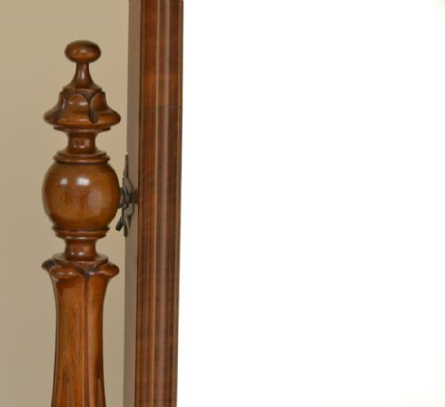 fig 1. Beautiful figured Mahogany Antique Dressing Table Mirror