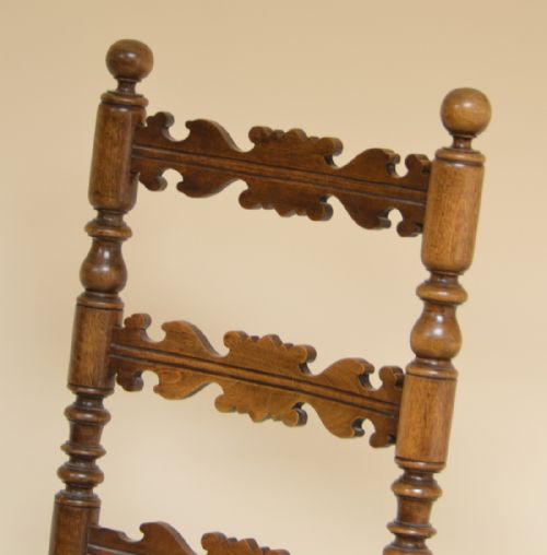 fig 1. Set of Ten Fruitwood Antique Farmhouse Chairs