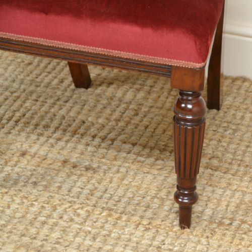fig 2. Victorian Walnut Set of Four Antique Dining Chairs