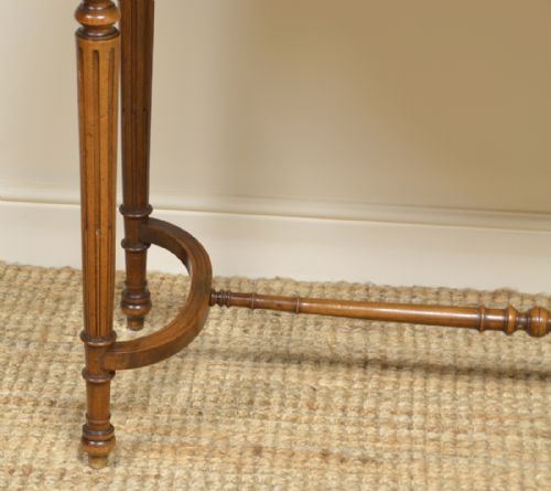 fig 1. Edwardian Walnut Antique Console Table