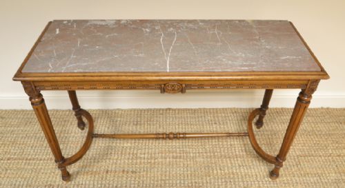 fig 3. Edwardian Walnut Antique Console Table