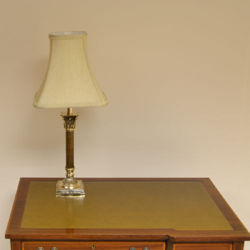 Small Vintage Lamp with Shade