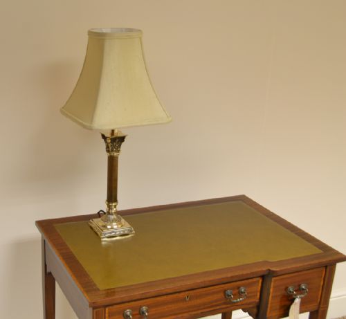 fig 1. Small Vintage Lamp with Shade