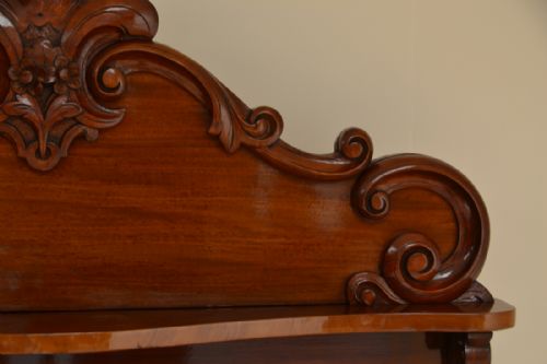 fig 3. Rich Mahogany Serpentine Victorian Antique Chiffonier