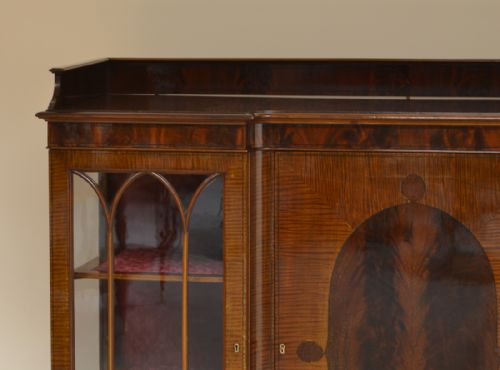 fig 3. Fine Quality Edwardian Inlaid Mahogany Antique Display Cabinet