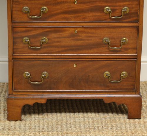 fig 2. Small Georgian Mahogany Antique Chest of Drawers