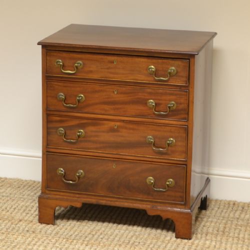fig 3. Small Georgian Mahogany Antique Chest of Drawers
