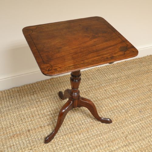 Regency Country House Mahogany Antique Tripod Table