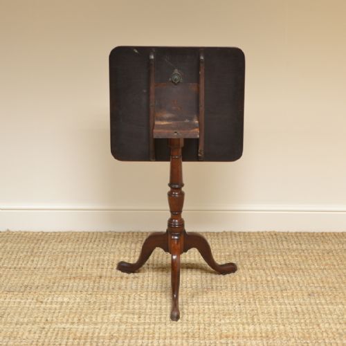 fig 1. Regency Country House Mahogany Antique Tripod Table