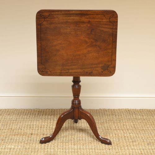 fig 3. Regency Country House Mahogany Antique Tripod Table