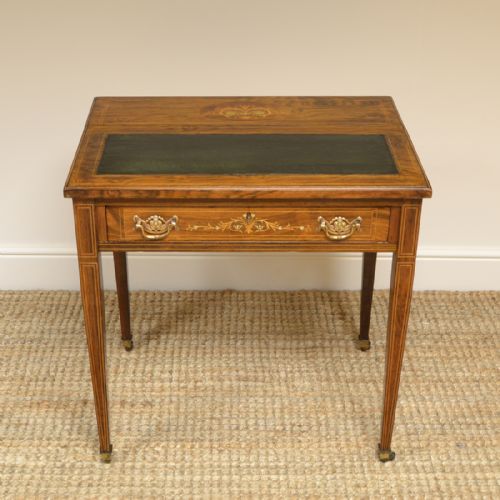 Stunning Quality Adjustable Victorian Rosewood Antique Writing Table