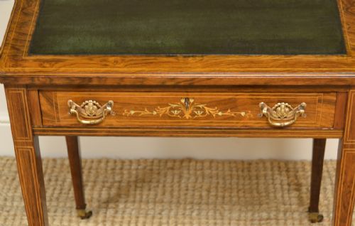 fig 1. Stunning Quality Adjustable Victorian Rosewood Antique Writing Table
