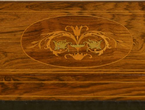fig 2. Stunning Quality Adjustable Victorian Rosewood Antique Writing Table