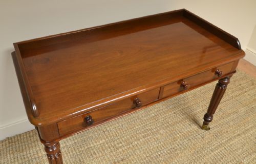 fig 1. High Quality Gillows Design Victorian Mahogany Writing Table