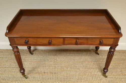fig 2. High Quality Gillows Design Victorian Mahogany Writing Table