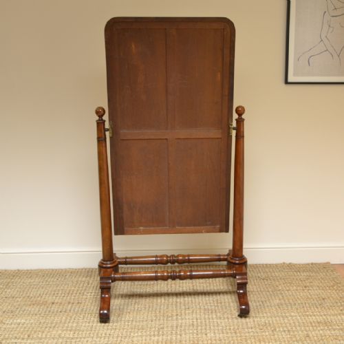 fig 1. Magnificent Quality Large Victorian Antique Cheval Mirror