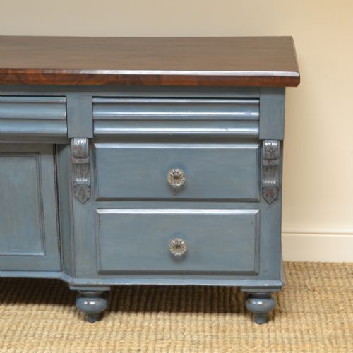 fig 3. Country Painted Victorian Antique Dresser Base