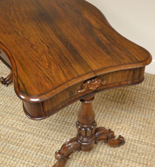 fig 1. Fine Quality William IV Rosewood Centre Table 