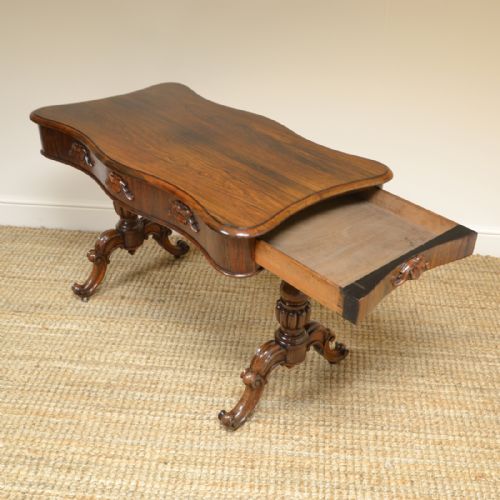 fig 2. Fine Quality William IV Rosewood Centre Table 