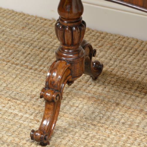 fig 3. Fine Quality William IV Rosewood Centre Table 
