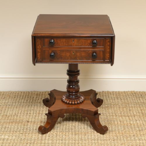 Gillows Quality Regency Mahogany Small Antique Sofa Table