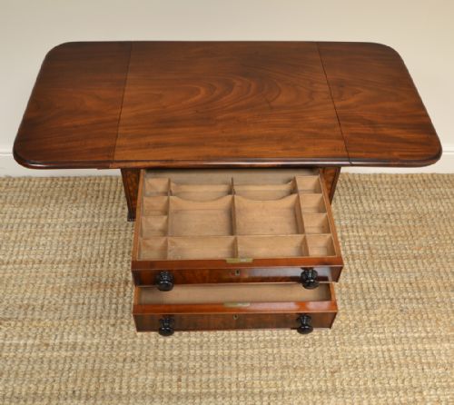 fig 1. Gillows Quality Regency Mahogany Small Antique Sofa Table