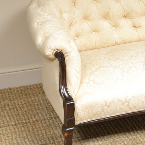 fig 2. Small Victorian Walnut Antique Settee