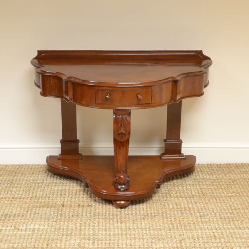 Beautiful Victorian Mahogany Antique Console Table