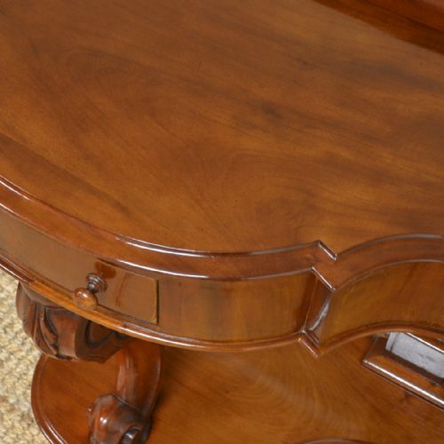 fig 1. Beautiful Victorian Mahogany Antique Console Table