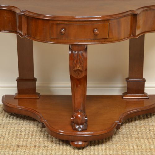 fig 2. Beautiful Victorian Mahogany Antique Console Table