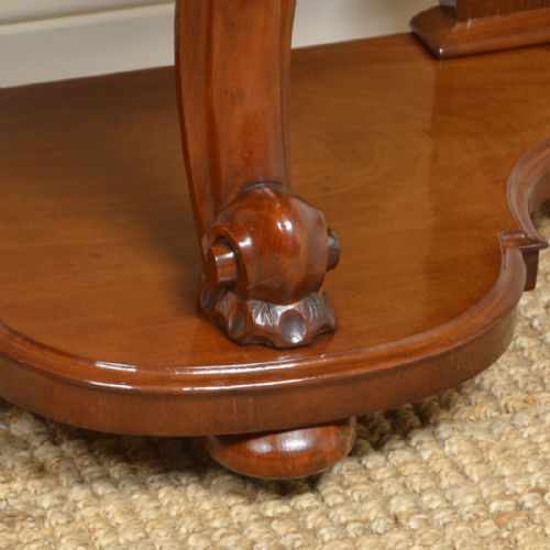 fig 3. Beautiful Victorian Mahogany Antique Console Table