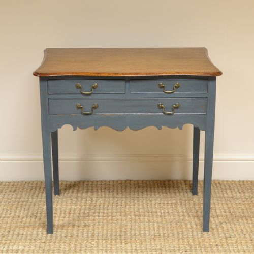 George III Painted Antique Low Boy / Side Table