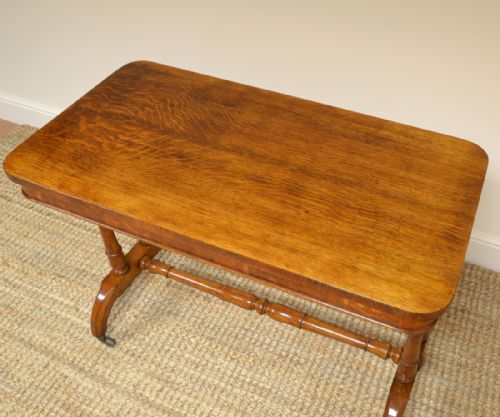 fig 1. Quality William IV Oak Antique Centre Table