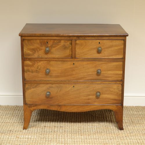Small Regency Mahogany Antique Chest of Drawers