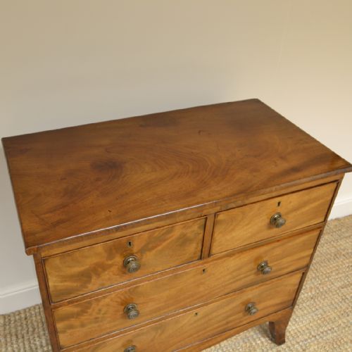 fig 2. Small Regency Mahogany Antique Chest of Drawers
