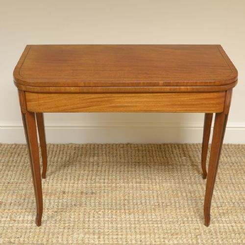 Mellow Mahogany Regency Antique Tea Table / Console Table