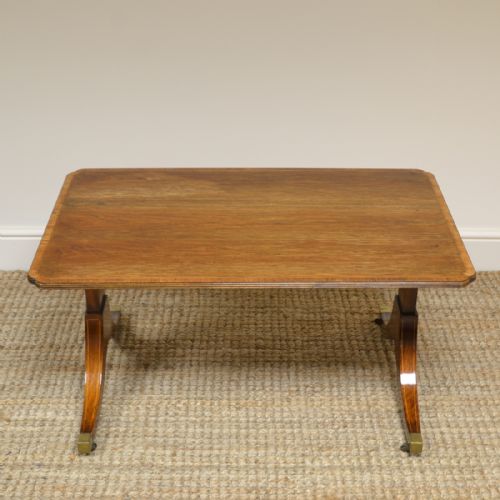 Low Figured Rosewood Coffee Table