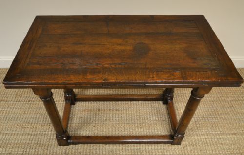 fig 3. Unusual 17th Century Small Extending Antique Refectory Table