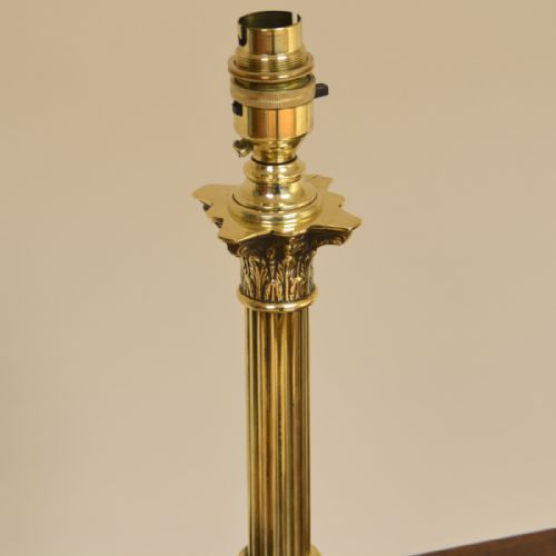 fig 2. Small Vintage Brass Lamp