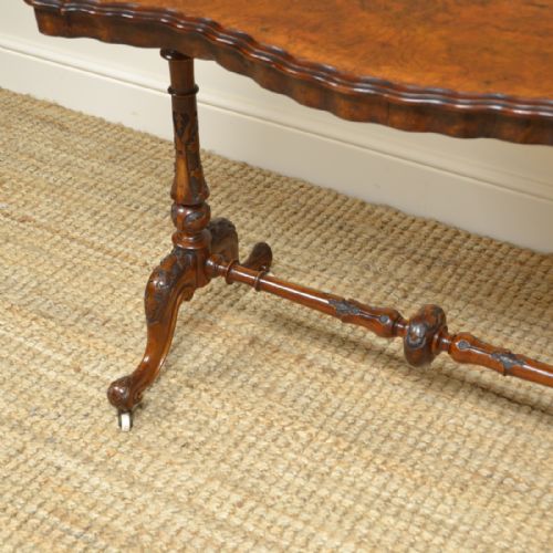 fig 2. Magnificent Victorian Figured Walnut Antique Centre Table