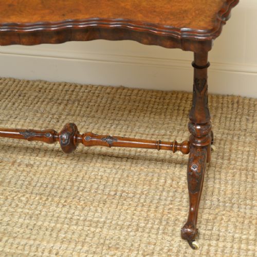 fig 3. Magnificent Victorian Figured Walnut Antique Centre Table