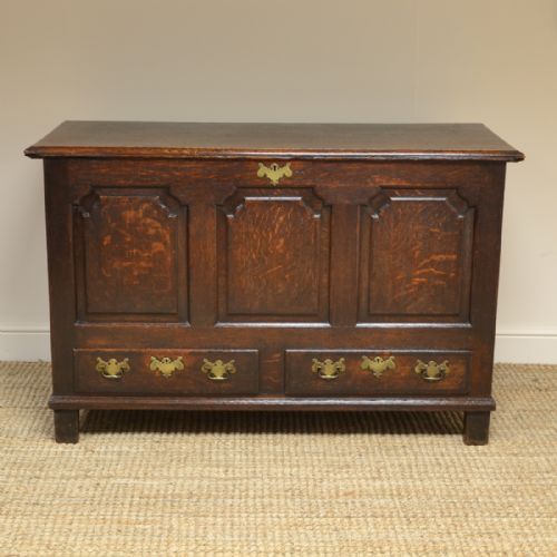 Country Period Oak Antique Mule Chest