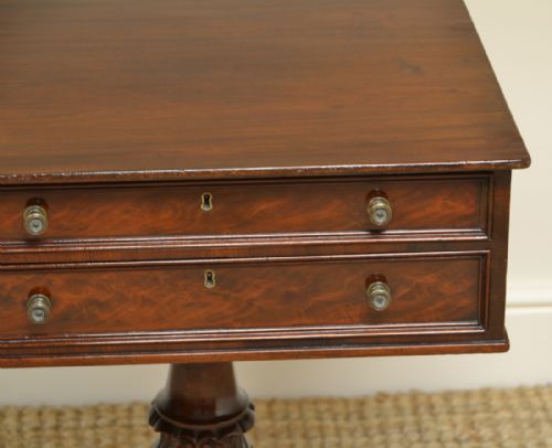 fig 3. Fine Regency Mahogany Antique Lamp Table