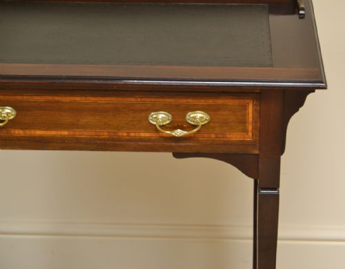 fig 1. Quality Victorian Walnut Antique Writing Table