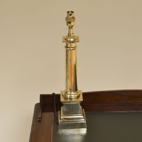 Spectacular Arts & Crafts Solid Brass Antique Lamp