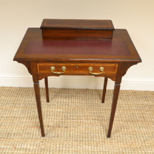 fig 2. Fine Quality Victorian Mahogany Antique Writing Table