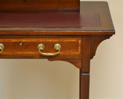 fig 3. Fine Quality Victorian Mahogany Antique Writing Table