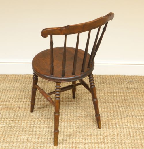 fig 1. Unusual Twelve Country House Ibex Penny Windsor Antique Kitchen Chairs