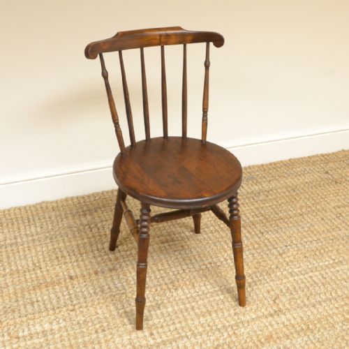 fig 3. Unusual Twelve Country House Ibex Penny Windsor Antique Kitchen Chairs
