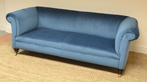 fig 3. Superb Quality Large Victorian Upholstered Antique Settee